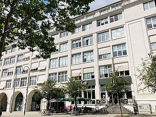 Außenansicht des Finanzamtes Jena