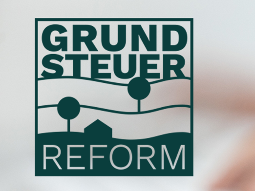 Wort- - Bildmarke mit der Aufschrift Grundsteuerreform